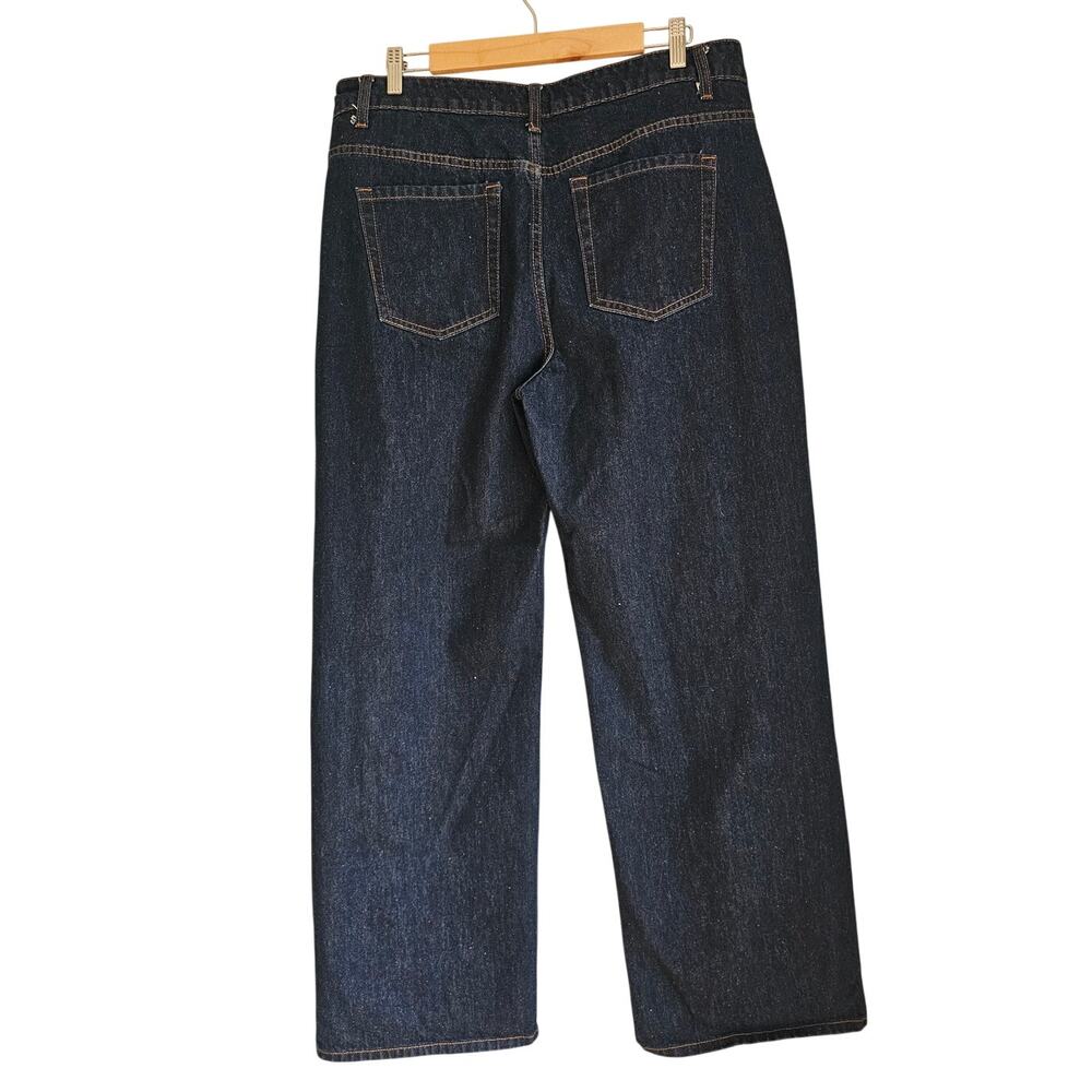 Superdown Laya Baggy Jeans Wideleg Blue Womens Sz XL NWOT, NEW - Picture 3 of 6